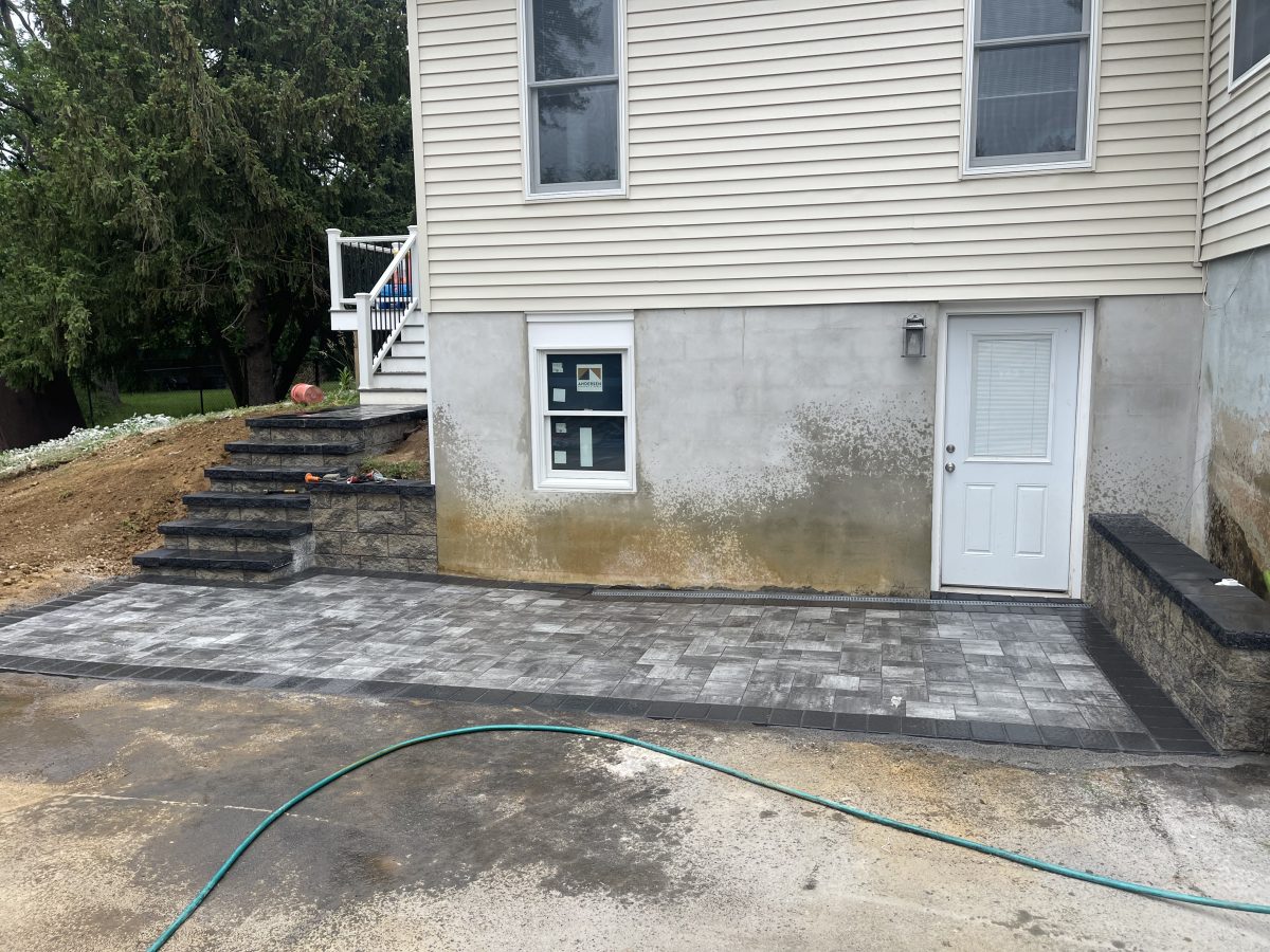Paver Patio and Steps in Morris Plains